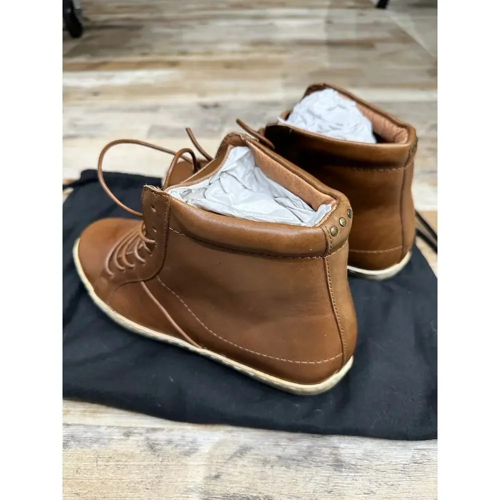 MAN X ONE‎ TEASPOON MENS LEATHER CHELSEA BOOTS BROWN NEW EU41/US10 RET$380